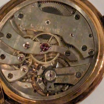 14 k Vintage Gold pocket watch 107 g Reserve set