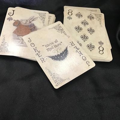 Alice in Wonderland complete card, deck new condition