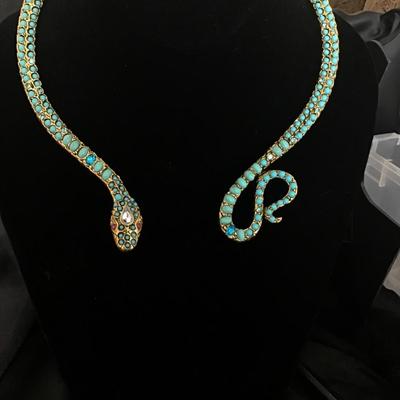 Fashion, snake collar necklace