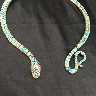 Fashion, snake collar necklace