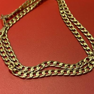 14 k Gold necklace reserve set