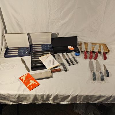 Assortment of Kitchen Knives by Wolfgang Puck, Emeril, & More (K-JS)