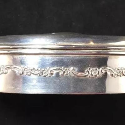 Tiffinay sterling trinket box 133 G