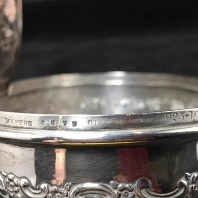 Tiffinay sterling trinket box 133 G