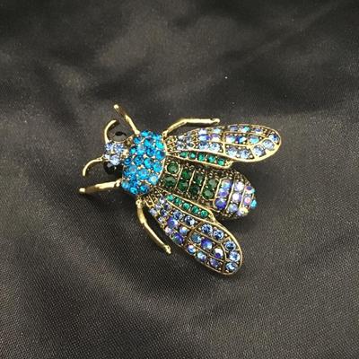 Colorful beetle, fashion, brooch