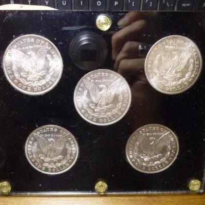 Morgan silver dollars Reserve set
