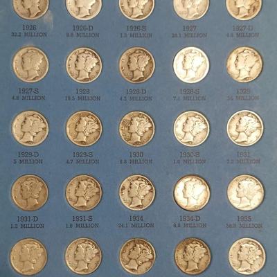 Mercury dime book