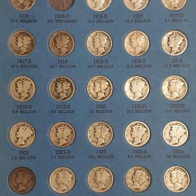 Mercury dime book