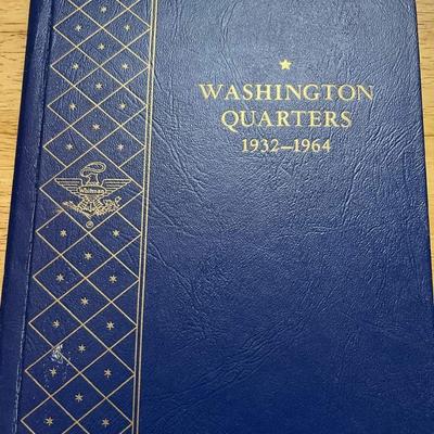 Washington Quarter book incomplete set including 1932 D Reserve set