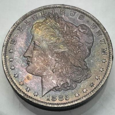 Lot of 5 Morgan silver dollars