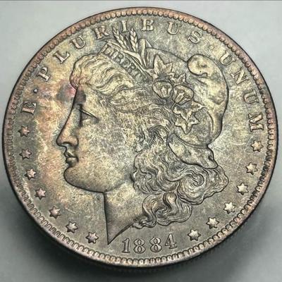 Lot of 5 Morgan silver dollars