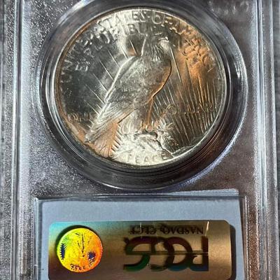 1924 MS 64 Peace sollar