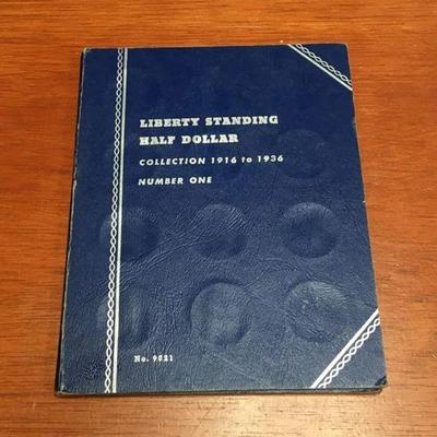 Incomplete walking liberty Half dollar book