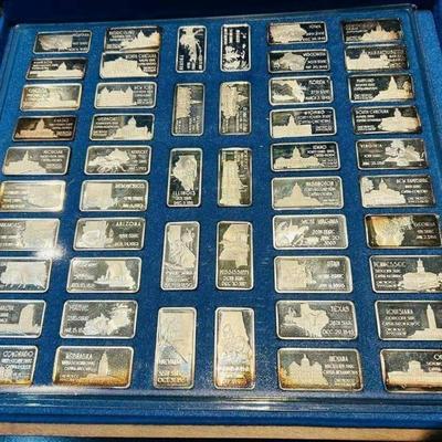 State 1 oz silver collection 50 1 oz 999 silver Reserve set
