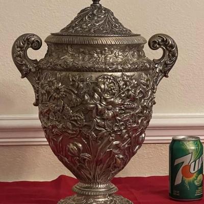 Kirk and son sterling silver 75 troy oz vintage cigar humidifier Reserve set