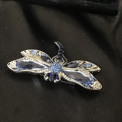 Dragonfly Brooch Rhinestone Crystal Brooch Animals Pin for Women Jewelry