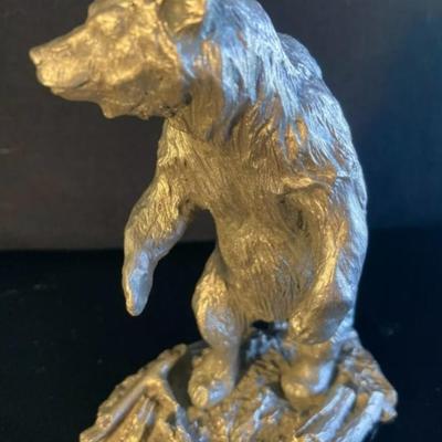 Heavy set from 1975 endangered animals cast in sterling silver 8 animals 92 oz silver Reserve set