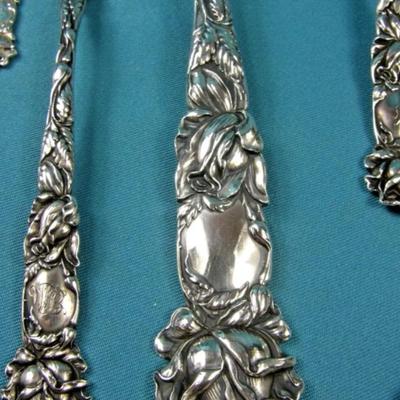 Vintage sterling silver silverware set 46.1 Troy oz Reserve set