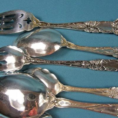 Vintage sterling silver silverware set 46.1 Troy oz Reserve set