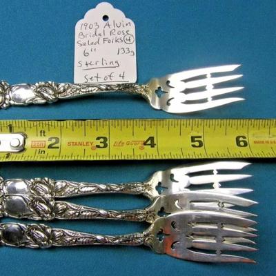 Vintage sterling silver silverware set 46.1 Troy oz Reserve set