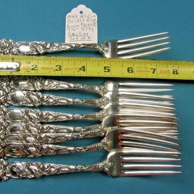 Vintage sterling silver silverware set 46.1 Troy oz Reserve set