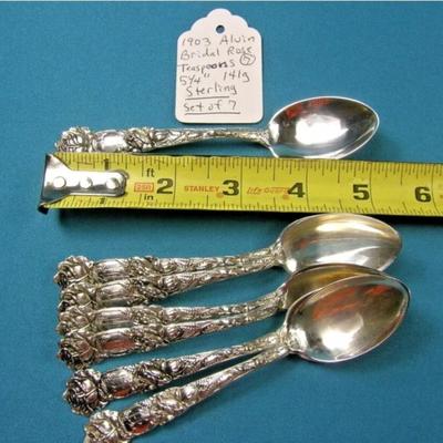 Vintage sterling silver silverware set 46.1 Troy oz Reserve set