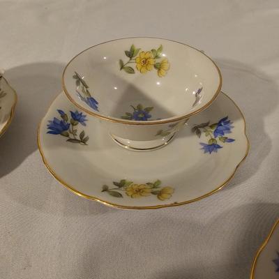 Vintage China Cups & Saucers: Colclough, Schwarsenhammer, & More (K-JS)