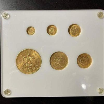 Mexico Gold type set Reserve set