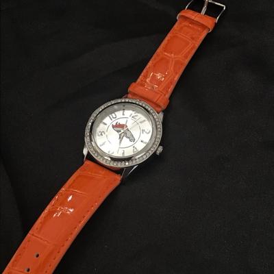 Bronco leather wristwatch