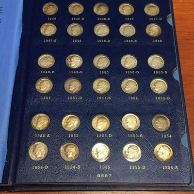 Rosevelt dime book incomplete