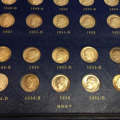 Rosevelt dime book incomplete