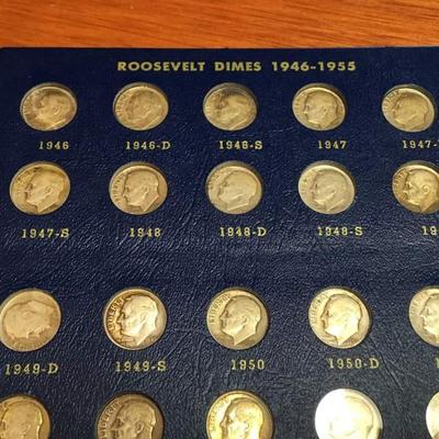 Rosevelt dime book incomplete