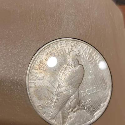 Complete peace dollar book including Rare 1921 thru 1935 reserve set