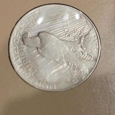 Complete peace dollar book including Rare 1921 thru 1935 reserve set