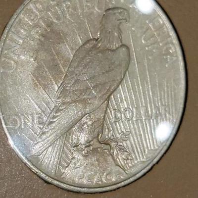 Complete peace dollar book including Rare 1921 thru 1935 reserve set