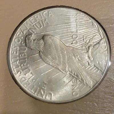 Complete peace dollar book including Rare 1921 thru 1935 reserve set