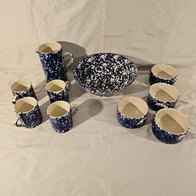 Pasta Bowl, Pitcher w/Cups & Soup Mugs (K-JS)