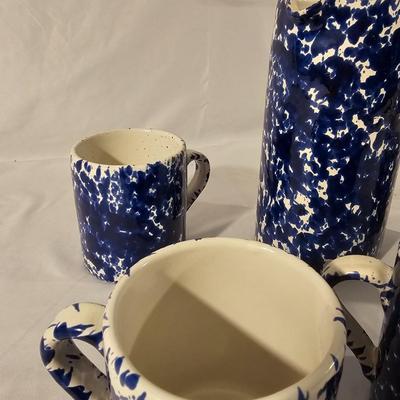 Stoviglierie Pasta Bowl, with Pitcher, Cups, & Soup Mugs (K-JS)