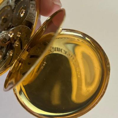 14 k Gold vintage watch 117 g reserve set