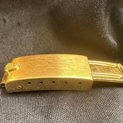 18 k Gold rolex watch band clasp Reserve set