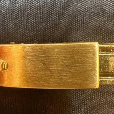 18 k Gold rolex watch band clasp Reserve set