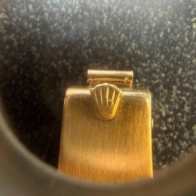 18 k Gold rolex watch band clasp Reserve set
