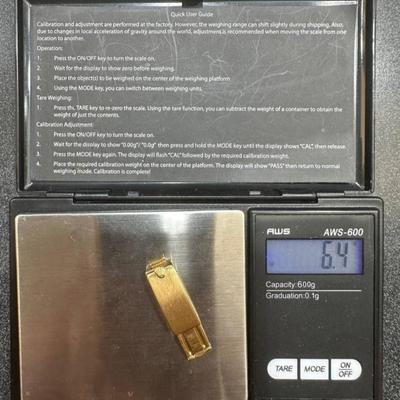 18 k Gold rolex watch band clasp Reserve set