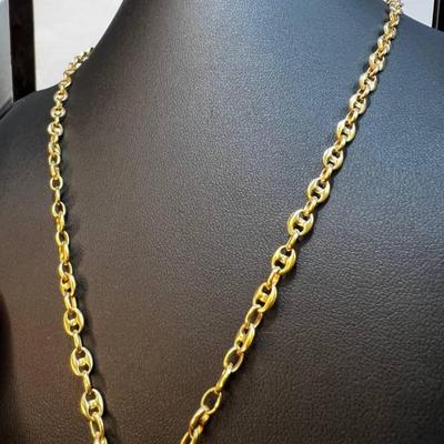 18 k Gold cross necklace Reserve set