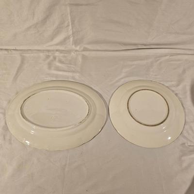 Collection of Blue/White Pottery Serving Items by Pfaltzgraff & More (K-JS)