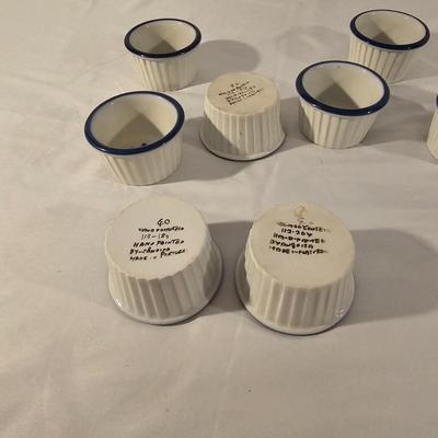 Collection of Blue/White Pottery Serving Items by Pfaltzgraff & More (K-JS)