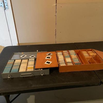 2 BOXES OF PHOTO SLIDES