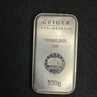 500 g silver bar Reserve set
