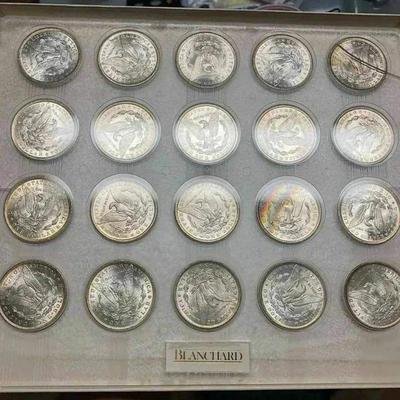 Morgan silver dollar set. 20 total Reserve set