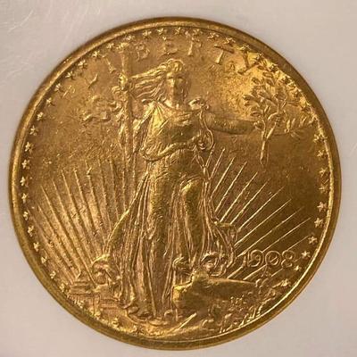 1908 20 $ Gold Reserve set